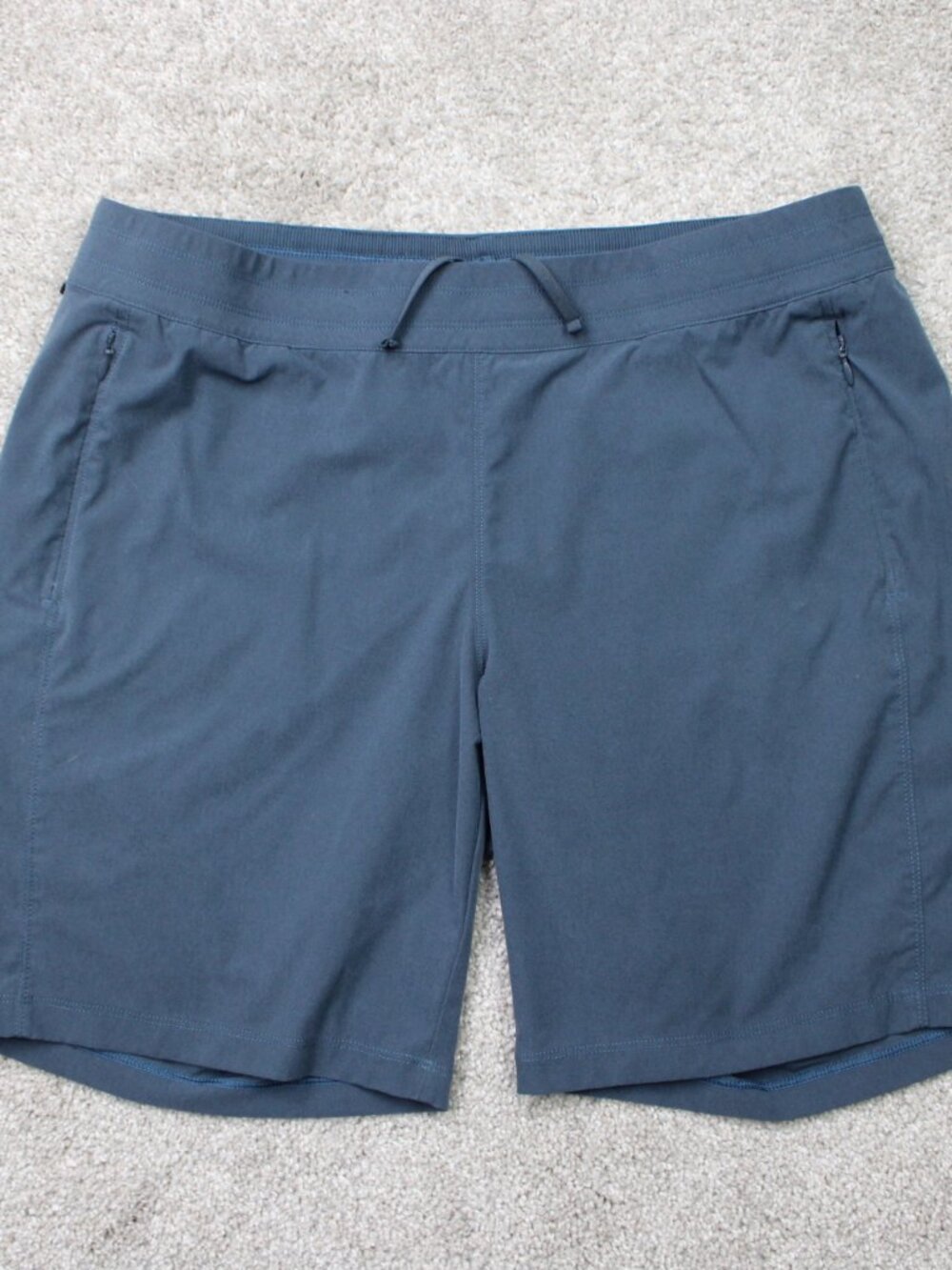 Kuhl Freeflex Shorts Womens Large Blue 8" Lightweight Stretch Wicking UPF 50+